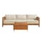 Alaterre Furniture Barton Weather-Resistant Set, Outdoor Patio Furniture Set, 3-Seat Outdoor Couch, Lift Top Table 80-OUTD-WD-3SOFA-S1 - alternate 1