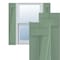 Ekena Millwork True Fit PVC, Two Board Joined Board-n-Batten Shutters w/Z-Bar, Track Green , 10 3/4W x 62H, PR TFP102BBF11X062TG - alternate 1