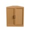 Homeroots 31in Natural Wood Corner Accent Cabinet 693403 - alternate 1