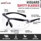 Bison Life Higuard Safety Glasses, Anti-Fog, Impact Resistant, UV400 Eye Protection with Adjustable Temple, 2PK BPES-HGSG-CLLBKGYT-2 - alternate 5