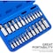 Neiko Tamper-Proof Hex Bit Socket Set, SAE and Metric 01144A - alternate 2