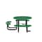 Flash Furniture Round Green, Polyethylene, Steel, 82.5 in L SLF-EMR-46ADA-GN-GG - alternate 7