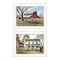 Homeroots Set Of Two Summers End 1 White Framed Print Wall Art, 2PK 406189 - alternate 1