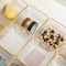 Martha Stewart Kerry 12 Pack Plastic Stackable Office Desk Drawer Organizers with Gold Trim, 3 x 3 BE-PB9052-G-12-CLRGLD-MS - alternate 7