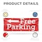 Signmission Free parking Left, 48 Inch x 120 Inch, Vinyl Banner B-120-30644 - alternate 3