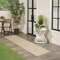 Homeroots 10' Natural And Beige Geometric Indoor Outdoor Runner Rug 564060 - alternate 6