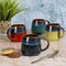 Gibson Home Empressa 4 Piece 14 Ounce Stoneware Assorted Belly Shaped Mug Set 136623.01 - alternate 5