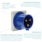Walther-Werke Pin and Sleeve Inlet, 30A, 230 or 250, 1 Phase, 2 Pole, NEMA Not Rated 635306 - alternate 3