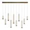 Euf Cambre, Chandelier , 10-Light, 50", Antique Brass, Travertine 50129-027 - alternate 1