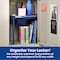 Lockermate Adjust-A-Shelf Locker Shelf & Organizer, Extends to Fit Your Locker, Includes Storage Drawer 5025-NVY - alternate 4