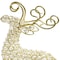 Homeroots 19" Gold Metal Reindeer Figurine 354785 - alternate 4
