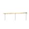 Jonathan Y Colin 3-Light 35" Adjustable Iron/Glass Retro Hurricane Triple Linear LED Pendant, Brass Gold JYL6121A - alternate 7