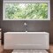 Alfi Brand 67" White Rectangular Acrylic Free Standing Soaking Bathtub AB8859 - alternate 6