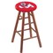 Holland Bar Stool Co Oak Bar Stool, Medium Finish, Fresno State Seat RC30OSMed - alternate 1