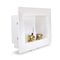 Everflow Washing Machine Outlet Box, Dual Drain, Assembled W/ 1/2'' PEX A Valves, White ABS SB200-F - alternate 1