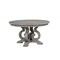 Homeroots 54" X 54" X 30" Salvaged Natural Wood Polyresin Dining Table 347369 - alternate 1