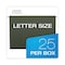 Pendaflex Hanging File Folder Combo Kit, Letter Size, 25 1/5-Cut Standard Green Hanging Folders 99200EE - alternate 4