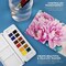 Daler-Rowney Aquafine Watercolor Paint Half Pan Travel Set, Assorted Colors, 12-Piece Set D131900001 - alternate 7