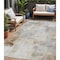 Homeroots 5' X 8' Beige Gray And Khaki Abstract Washable Indoor Outdoor Area Rug 618077 - alternate 1