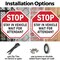Signmission Stop Stay in Vehicle Wait for Atten, 10 inch X 10 inch, Aluminum Metal Signs, 2PK OC-A-2PACK-10-275 - alternate 4