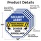 Signmission Security Alert Private Property No, 10 inch X 10 inch, Aluminum Metal Signs, 5PK OC-A-5Pack-10-187 - alternate 4