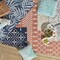 Homeroots 3' X 5' Navy Blue And Ivory Palm Leaf Indoor Outdoor Area Rug 554900 - alternate 5