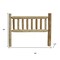 Homeroots Natural Cedar Log Double Headboard 370316 - alternate 4