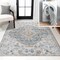 Jonathan Y Shaemus Bohemian Medallion Low-Pile Machine-Washable Cream/Blue/Terra 4 ft. x 6 ft. Area Rug WSH320C-4 - alternate 1