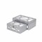 Homeroots Set of Two Silver Mirrored Glass And Wood Box With Lid, 2PK 399675 - alternate 7