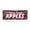 Signmission Farm Fresh Apples, 48 Inch x 120 Inch, Vinyl Banner B-120-30572 - alternate 1