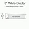 Cardinal Xtralife ClearVue Locking SlantD Binders, White CRD26350 - alternate 2