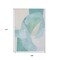 Homeroots 9' X 12' Pale Aqua And Beige Abstract Washable Indoor Outdoor Area Rug 630457 - alternate 2