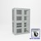 Pucel Heavy Duty Storage Cabinet, Casters, 48inW x 78inH x 24inD, Perforated Doors and Sides, Light Blue HDSC-4872-24-4C-PERF - alternate 1