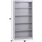 Sandusky Lee Welded Steel Bookcase, 36x12x72, Dove Gray BA40361272-05 - alternate 4