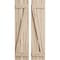 Ekena Millwork Rustic Two Board Spaced Board-n-Batten Riverwood Faux Wood Shutters w/Z-Board, 11 1/2W x 60H, PR SHUBSZ11X60RWPR - alternate 1