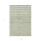 Homeroots 3' X 5' Mint Green Striped Washable Indoor Outdoor Area Rug 607962 - alternate 4