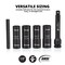 Neiko Lug Nut Socket Set, 0.5 in Impact Thin Wall Flip Socket, 5 in Extension & Knockout Bar 02290B - alternate 5