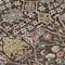 Homeroots 10' X 14' Chocolate Red And Gold Floral Washable Indoor Outdoor Area Rug 604646 - alternate 5