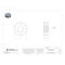 Zoro Select External Tooth Lock Washer Lock Nut, No. 10-32, Steel, Not Graded, Zinc Plated, 1/8 in Ht, 100 PK KEPFI-100-100P - alternate 3
