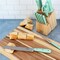 Martha Stewart Everyday 14 Piece Stainless Steel Cutlery and Wood Block Set in Mint 129060.14 - alternate 3