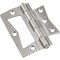 National Hardware 3'' Satin Nickel Surface-Mounted Door Hinge, 2-Count N830-435 - alternate 1