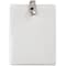 Advantus Vertical Badge Holder with Clip - 3" Width x 4" Length - Vinyl - Clear - 50 / Pack 75457 - alternate 1