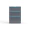 Strong Hold 3 drawer cabinet - (1x 11ft, 2x 12ft) - Blue accents - Keyed Alike S3044-PPAAS-0301FS - alternate 1