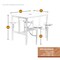 Regency Endure Standing Height Collaborative Table & Chair Set with 4 Pull-Out Stools, White Dry Erase Top 9004-WHT-DVN - alternate 8