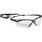 Kleenguard V30 Nemesis Safety Glasses, Anti-Fog & Anti-Scratch, Wraparound, Black Frame, Clear Lens 25679 - alternate 1