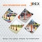 Jrex Safety 16 lb Hexagonal Rubber Base for Channelizer Cones, 6PK BASE-JR-H-16-6 - alternate 2