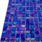 Apollo Tile Skosh 11.6inx11.6in Glossy Shimmer Cobalt Blue Glass Mosaic Wall and Floor Tile 18.69 sqft/cs, 20PK APLNB88BL565A - alternate 3