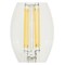 Westinghouse 4.5W 60W Equivalent Clear CA11 Dimmable Filament LED Light Bulb, Candelabra Base, 6PK 5266120 - alternate 5