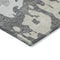 Homeroots 9' X 12' Gray And Silver Abstract Washable Indoor Outdoor Area Rug 613630 - alternate 6