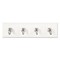 Command Decorative Key Rail, Plastic, Quartz/Silver, 8 x 1.5 x 2.13, 4 Hooks HOM-18Q - alternate 4